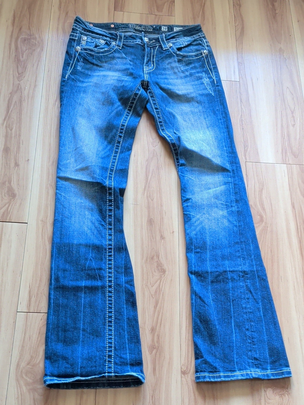 Blue Women's Bootcut Miss Me Jeans
